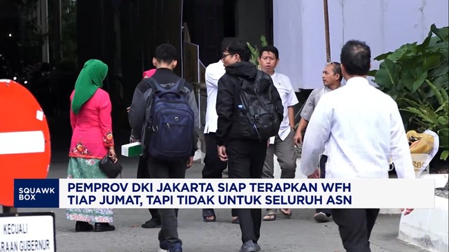 Video: Pemprov DKI Jakarta Siap Terapkan WFH Tiap Jumat