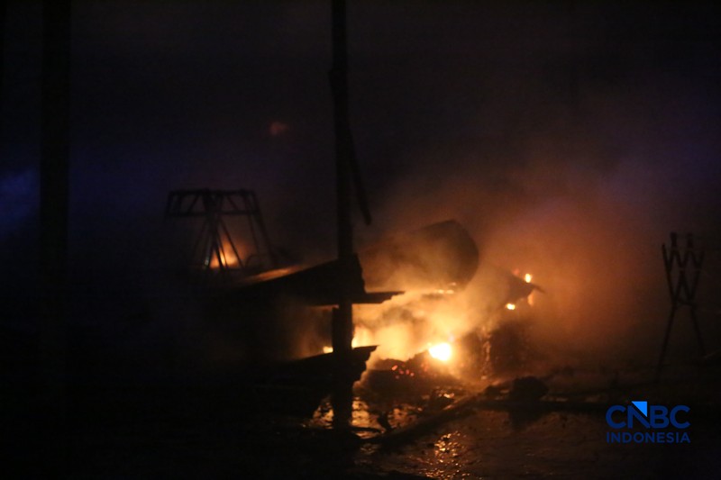 Kapal kapal perang Armada Pasifik Angkatan Laut Rusia bersandar di Pelabuhan Tanjung Priok, Jakarta, Selasa (31/3/2026). (CNBC Indonesia/Faisal Rahman)