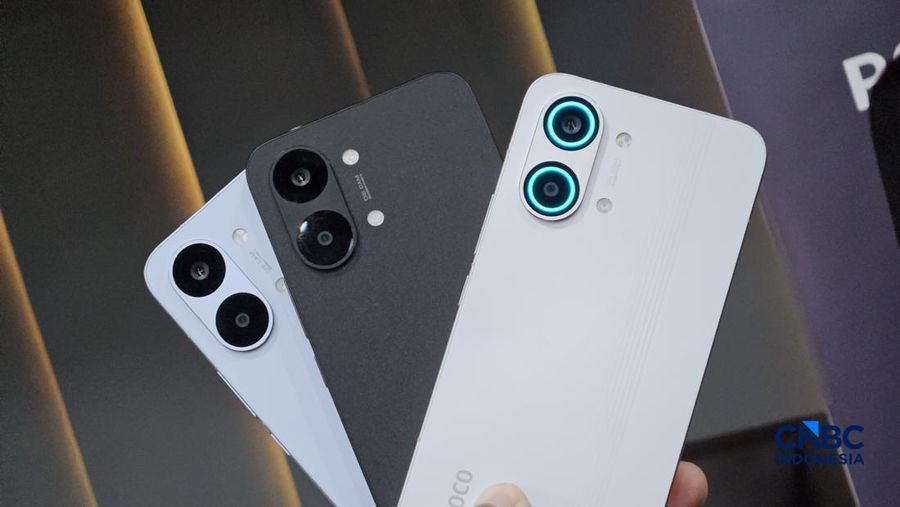 Poco resmi memboyong series terbaru, Poco X8 Pro dan Poco X8 Pro Max ke Indonesia, Kamis (2/4/2026). (CNBC Indonesia/Novina Putri Bestari)