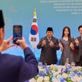 Carmen Heart2Hearts Ikut Jamuan Makan Malam Prabowo-Presiden Korea