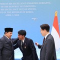 Prabowo Bertemu Sugianto, Penyelamat Lansia Korban Kebakaran di Korsel