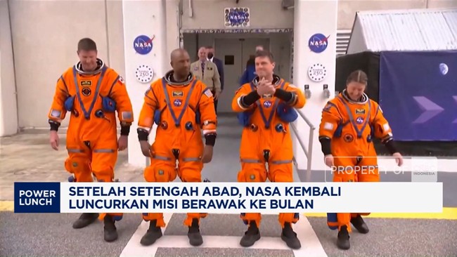 Video: Setelah Setengah Abad, NASA Luncurkan Misi Berawak Ke Bulan