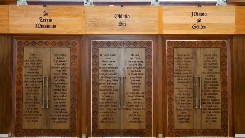 Status Basilika Santo Fransiskus Xaverius di IKN masih menunggu persetujuan Vatikan, pembangunan gereja hampir rampung dan ditargetkan diresmikan Juli. (Dok. Humas Otorita IKN)