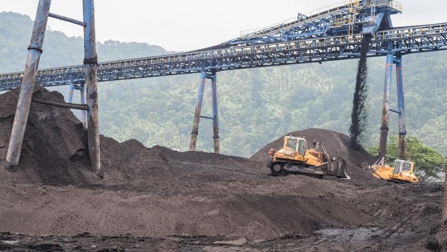 Tambang batu bara PT Bukit Asam Tbk (PTBA) di Tanjung Enim, Sumatera Selatan. (Dok. PTBA)