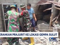 Video: TNI Kerahkan Prajurit ke Lokasi Gempa Sulut