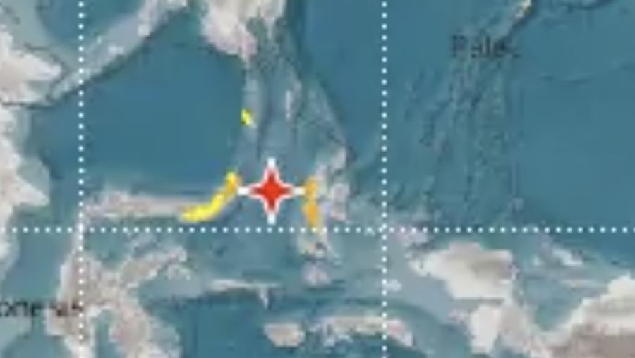 Ilustrasi tsunami di Sulawesi dan Maluku (BMKG)