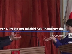 Video: Macron & PM Jepang Takaichi Adu "Kamehameha"