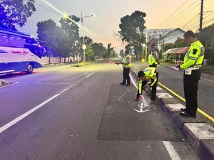 Pemotor Tewas Usai Hantam Truk Putar Balik di Gamping Sleman