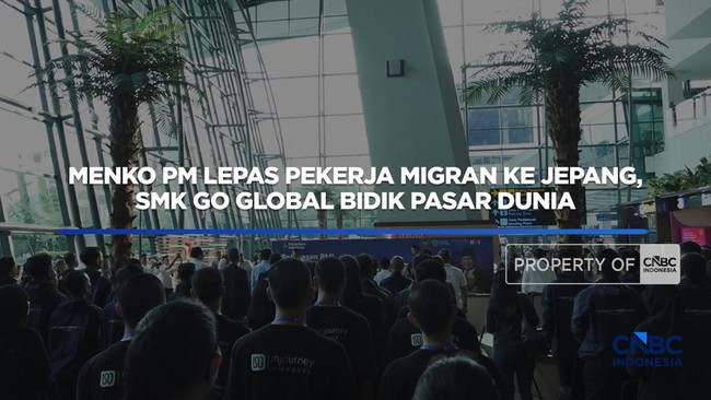 Menko PM Lepas Pekerja Migran, Lulusan SMK Bidik Pasar Dunia