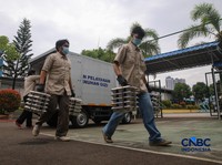 Makan Bergizi Gratis (MBG). (CNBC Indonesia/Fiasal Rahman)