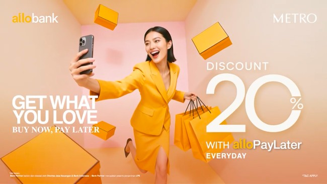 Pakai Allo Pay Later, Nikmati Banjir Promo Diskon di METRO Setiap Hari