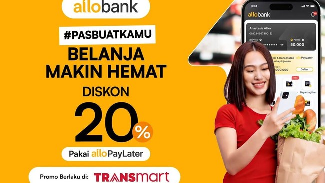 Belanja Kebutuhan Harian Makin Hemat, Pakai Allo Paylater Diskon 20%