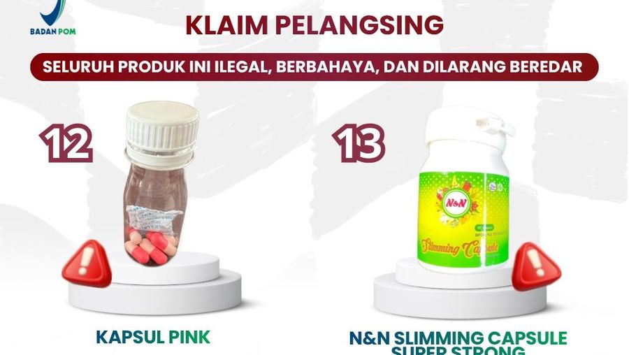 BPOM menemukan 24 obat bahan alam yang ilegal dan berbahaya karena dicampurkan bahan kimia obat, seperti sildenafil dan parasetamol. (instagram/bpom_ri)