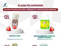 BPOM Temukan 24 Obat Herbal Ilegal Picu Kematian, Ada Klaim Pelangsing