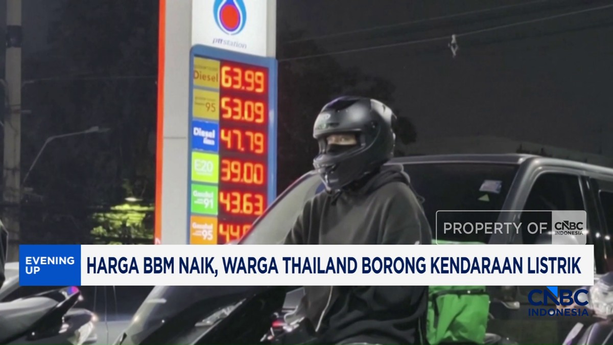 Video: Harga Bbm Naik, Warga Thailand Borong Kendaraan Listrik
