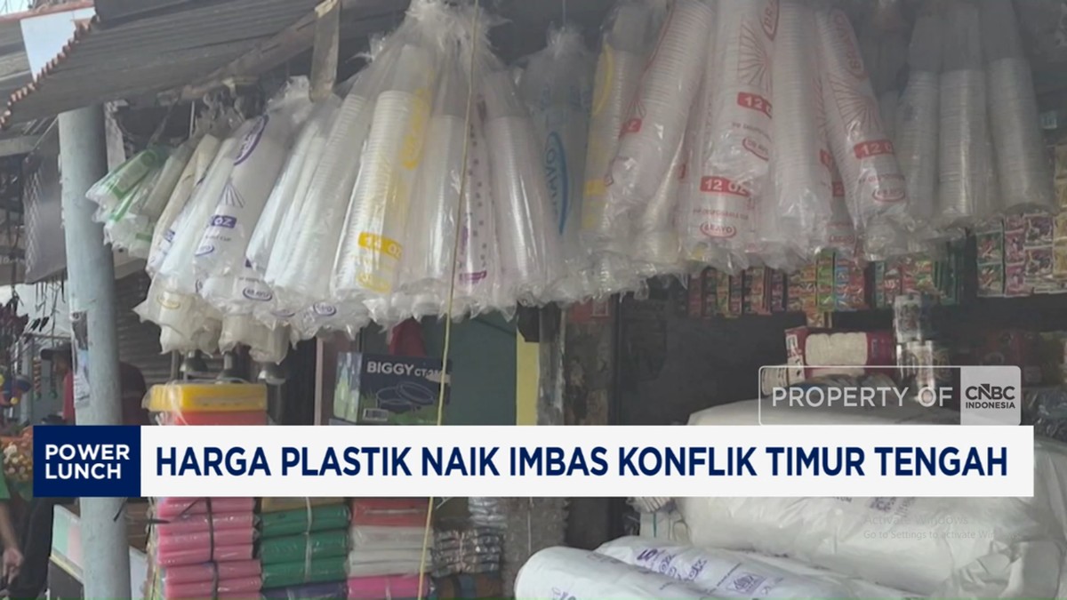 Video: Harga Plastik Naik 50% Imbas Konflik Timur Tengah
