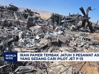 Video: Iran Tembak Jatuh 3 Pesawat AS yang Sedang Cari Pilot Jet F-15
