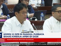 Video: Komisi XI DPR RI Panggil Purbaya Bahas Kinerja APBN Q1-2026