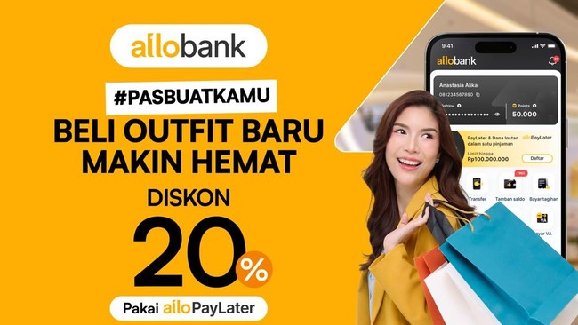 Saatnya Tampil Baru, Hemat 20% Pakai Allo Paylater di METRO