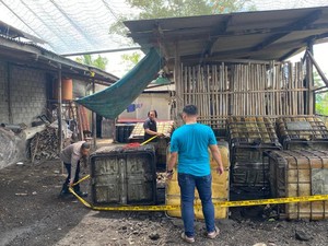 Polisi Gerebek Tempat Penimbunan Solar Subsidi di Kramatwatu Serang