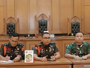 3 Prajurit Disidang Terkait Pembunuhan Kacab Bank, 17 Saksi Disiapkan