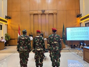 3 Prajurit TNI Hadapi Sidang Tuntutan Kasus Pembunuhan Kacab Bank Hari Ini