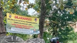 Polisi Tutup 5 Tambang Ilegal di Gunungkidul