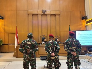 3 Prajurit TNI Didakwa Pembunuhan Berencana terhadap Kacab Bank