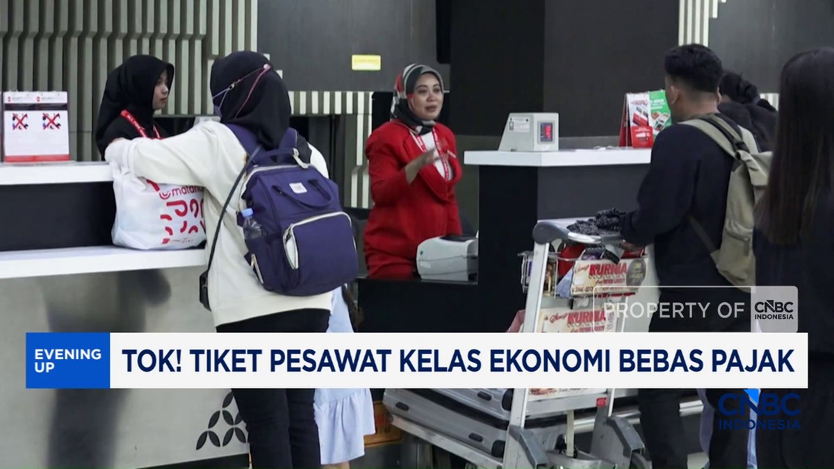 Video: Tok! Tiket pesawat kelas ekonomi bebas pajak