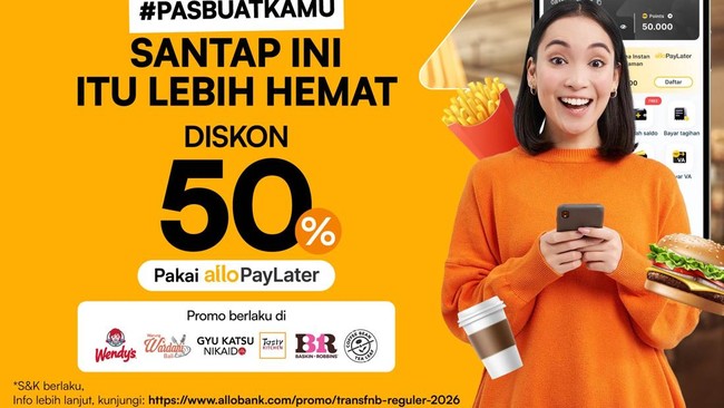 Nongkrong di Mall Makin Seru, Bayar Pakai Allo Paylater Hemat 50%