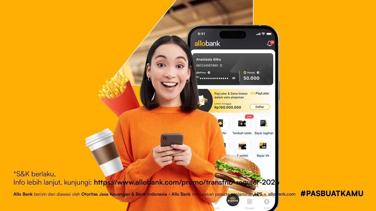 Santap Ini dan Itu Lebih Hemat Diskon 50% Pakai Allo Paylater