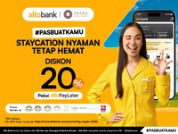 Staycation Nyaman di Trans Hotel, Diskon 20% Pakai Allo Paylater!