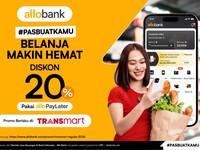 Belanja Dulu Bayar Nanti, Pakai Allo Paylater Diskon 20% di Transmart