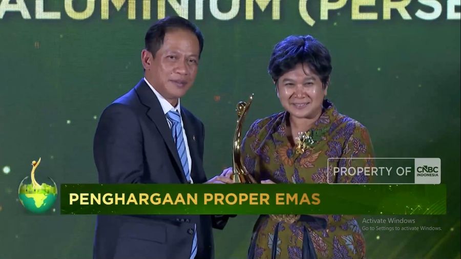 Inalum Raih Anugerah Lingkungan PROPER EMAS 2025