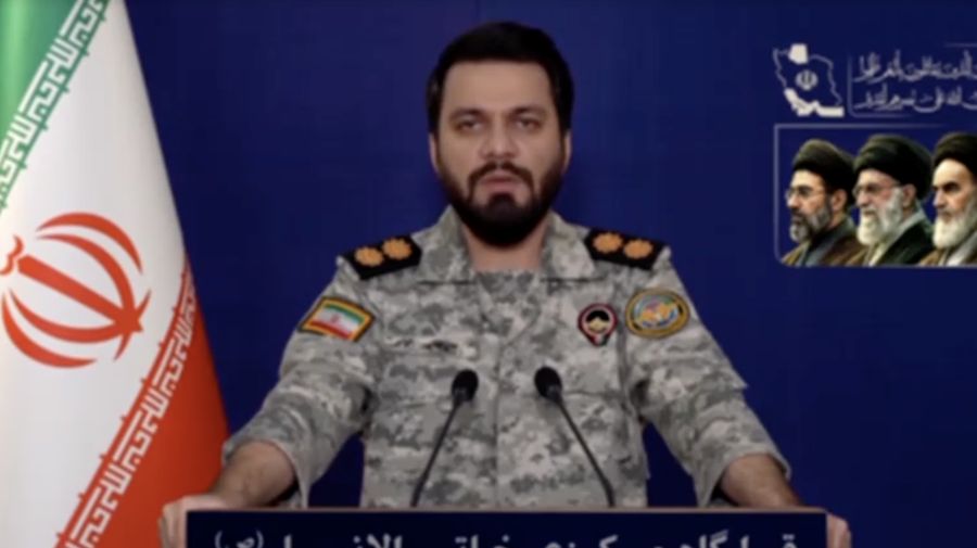 Juru Bicara Markas Besar Khatam al-Anbiya Iran, bagian dari Korps Pengawal Revolusi Islam (IRGC), Ebrahim Zolfaghari. (REUTERS)