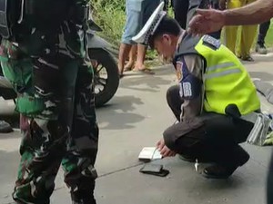 Ditabrak Pemotor Lawan Arus-Terjatuh, Pria di Makassar Tewas Terlindas Truk