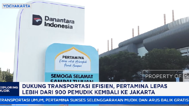 Top! Pertamina Lepas Lebih dari 900 Pemudik Kembali ke Jakarta