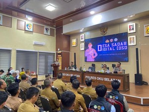 Polda Sumsel Dorong Literasi Digital Desa, Polres OKU Selatan Luncurkan DSD
