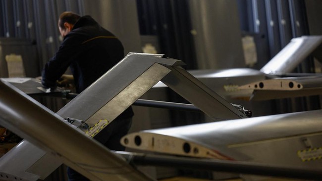 Potret Pabrik Drone Tempur di Ukraina, Begini Penampakannya!