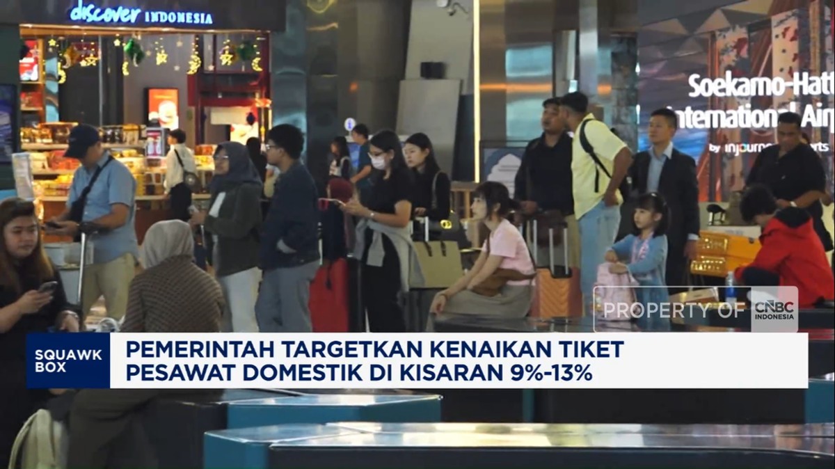 Video: Target Kenaikan Tiket Pesawat Domestik Kisaran 9%-13%