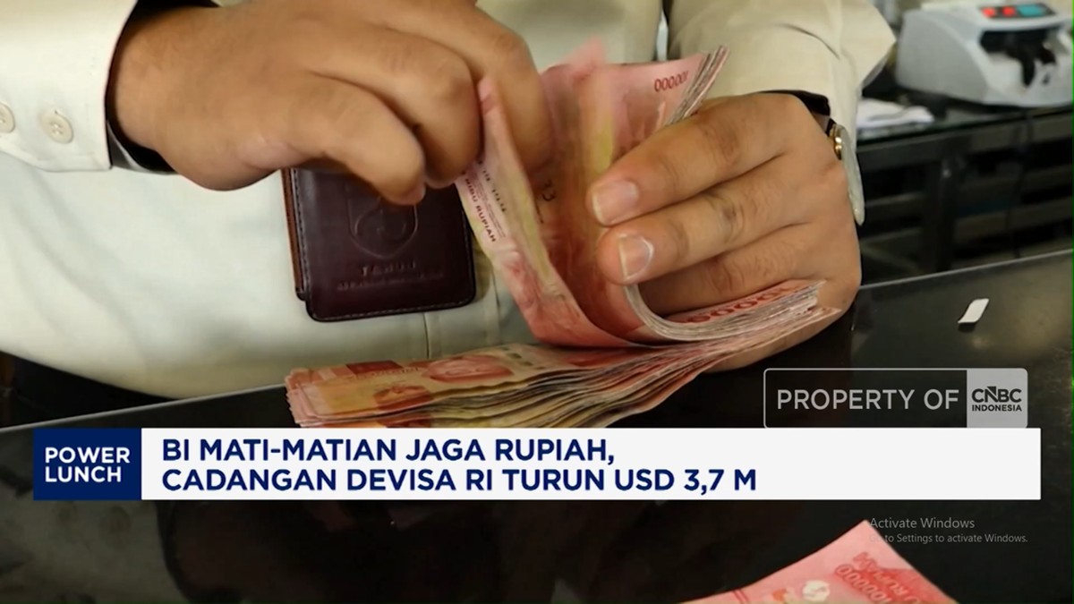 Video: BI Mati-matian Jaga Rupiah, Cadangan Devisa RI Turun USD 3,7 M