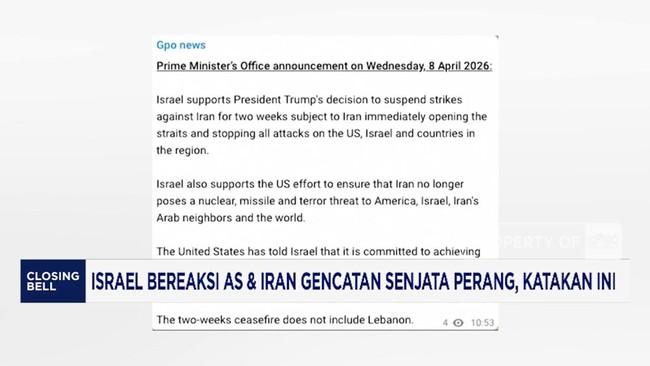 Video: Israel Bereaksi AS dan Iran Gencatan Senjata Perang, Katakan Ini
