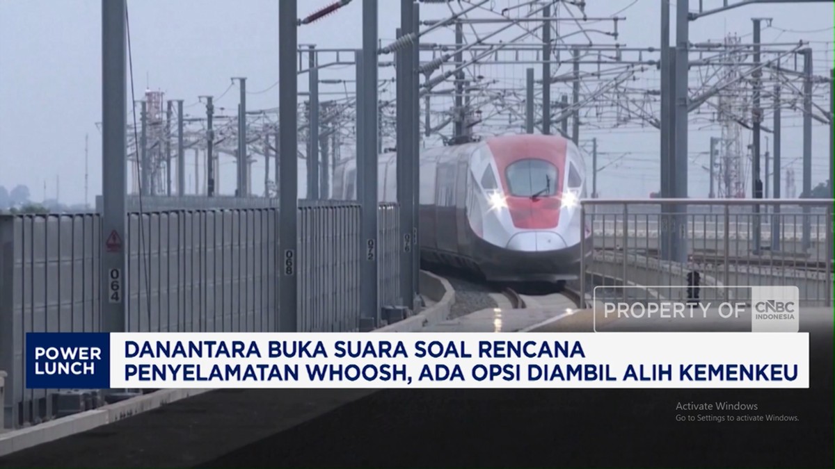 Video: Danantara Soal Penyelamatan Whoosh, Ada Opsi Diambil Kemenkeu