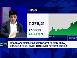 Video: Iran-AS Gencatan Senjata, IHSG "Pesta Pora" Menguat Hingga 4,4%
