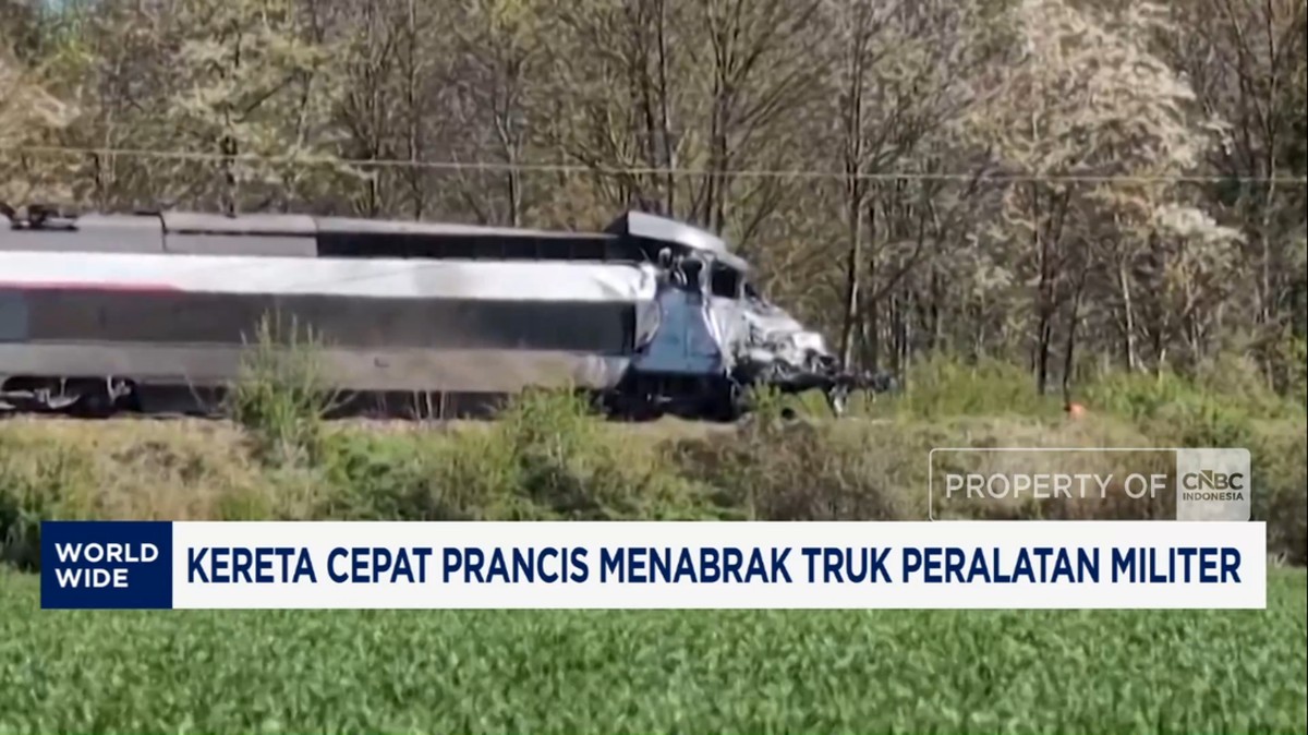 Video: Kereta Cepat di Prancis Tabrak Truk Militer, Masinis Tewas