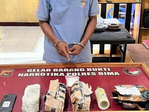 Baru 5 Bulan Keluar Penjara, Residivis Narkoba di Bima Ditangkap Lagi