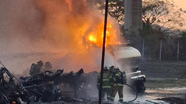 Five road workers killed in truck fire in India