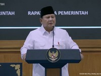 Prabowo: 1 Hari Air Turun di Bogor Setara 1 Tahun di Australia Barat