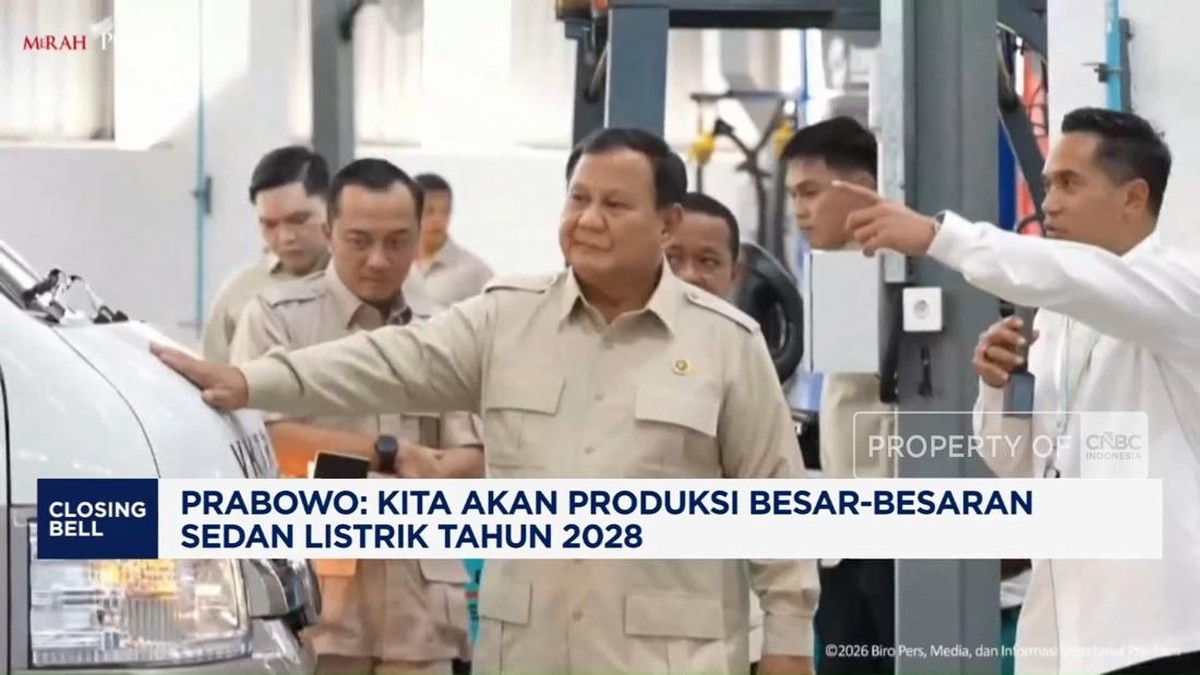 Video: Prabowo: Kita Akan Produksi Besar-Besaran Sedan Listrik 2028