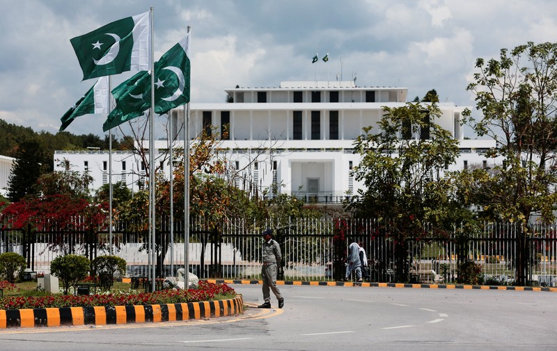 Islamabad memperketat keamanan, menyatakan libur dua hari menjelang pembicaraan AS-Iran, Kamis (9/4/2026). (REUTERS/Asim Hafeez)